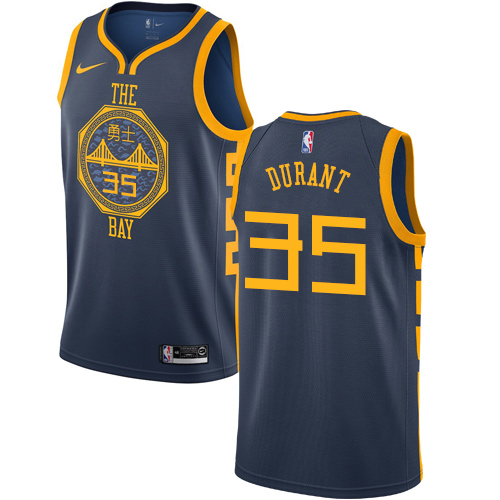 Men's Nike Golden State Warriors #35 Kevin Durant Navy NBA 2018/19 Swingman Jersey Men's Nike Golden State Warriors #35 Kevin Durant Navy NBA 2018/19 Swingman Jersey